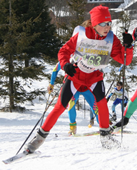 Amélie Chalivet en action - Photo G. Favre