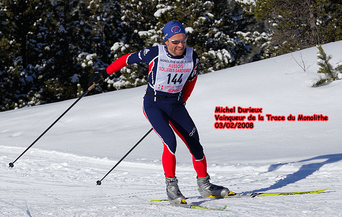 Le vainqueur de la trace du Monolithe 2008 - Photo H. Chiapusso